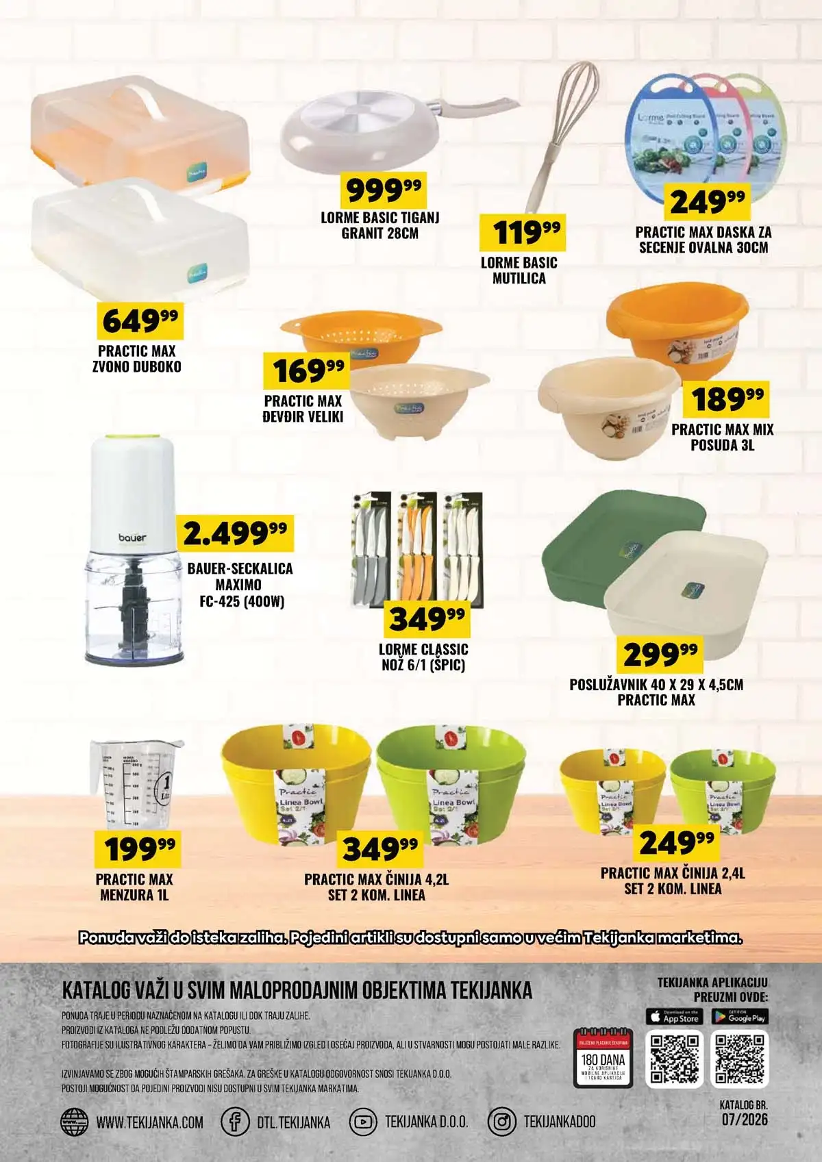 Tekijanka katalog sniženja do 20. aprila 2026 – strana 16 Tekijanka akcija katalog do 20. aprila 2026 strana 16 završne ponude i dodatni popusti Srbija