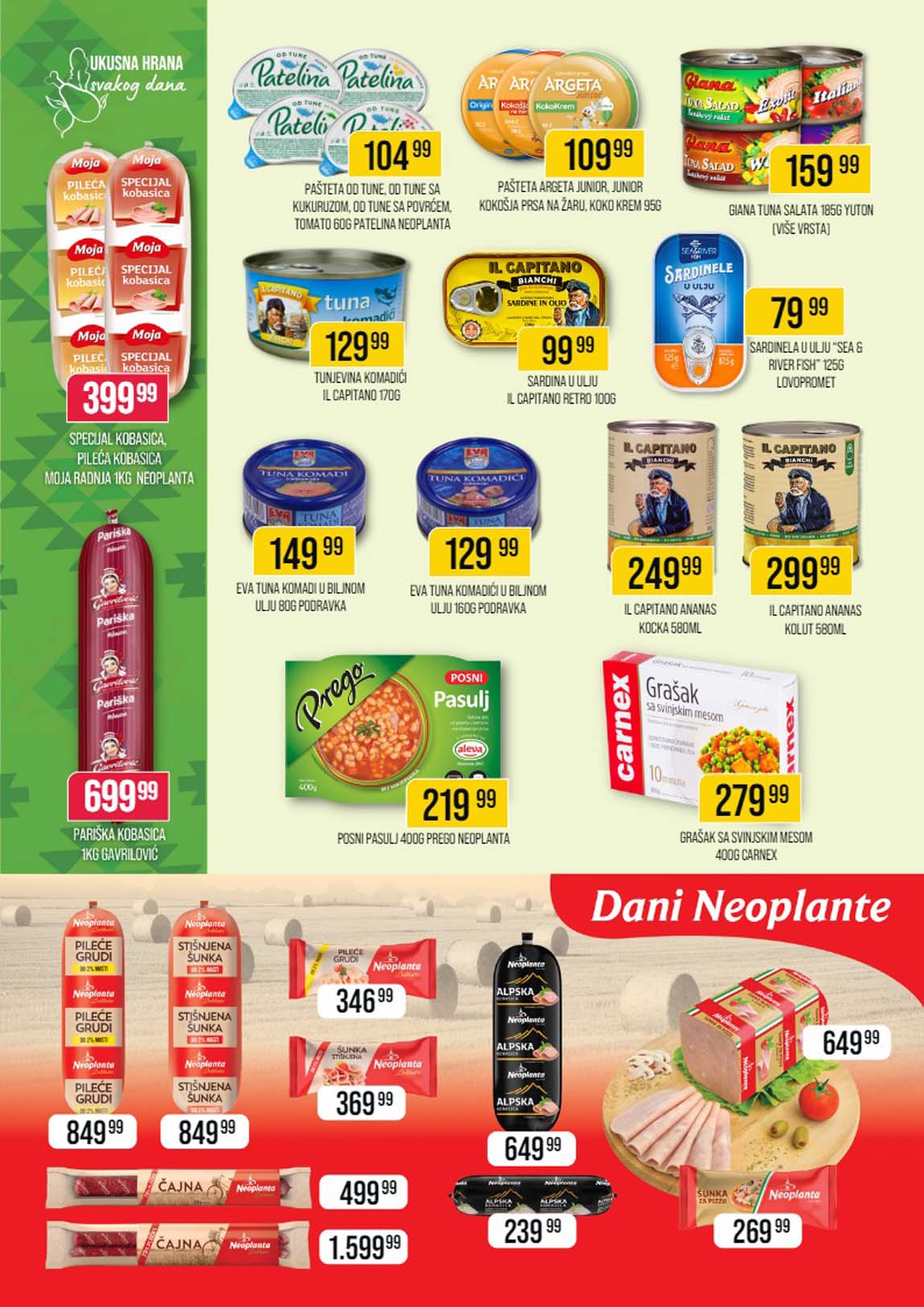 TEKIJANKA MARKETI  SNIZENJE SNIZENJA  KATALOG AKCIJA