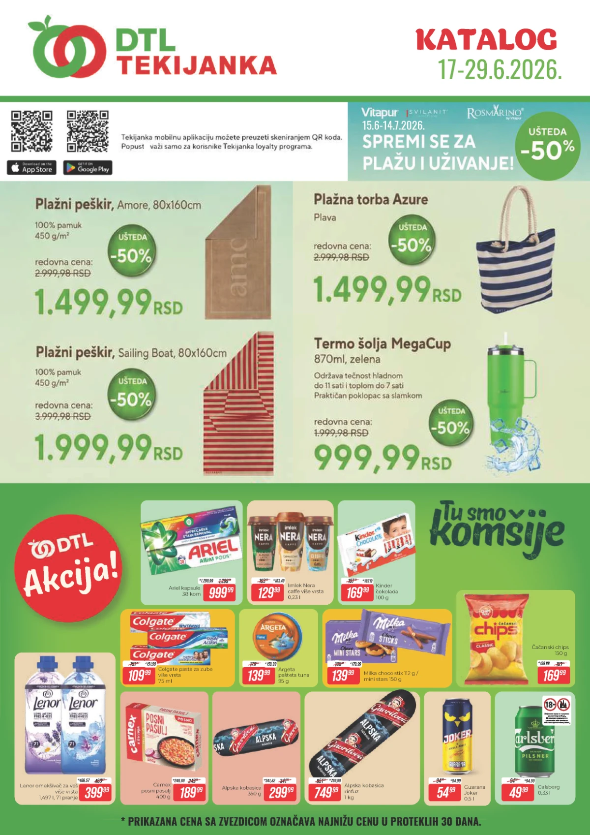 DTL Tekijanka katalog do 29.06.2026 – veliki izbor proizvoda na akciji