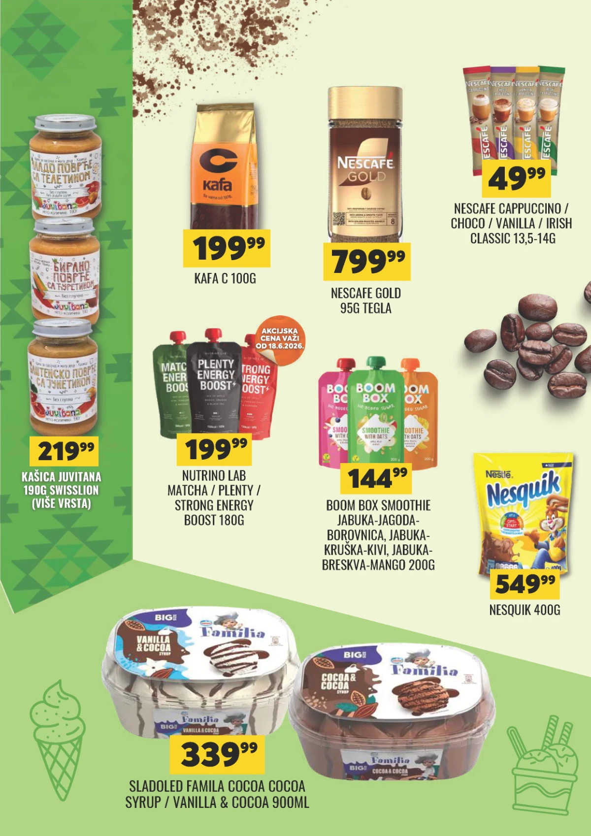 DTL Tekijanka kafa, smoothie i napici po akcijskim cenama