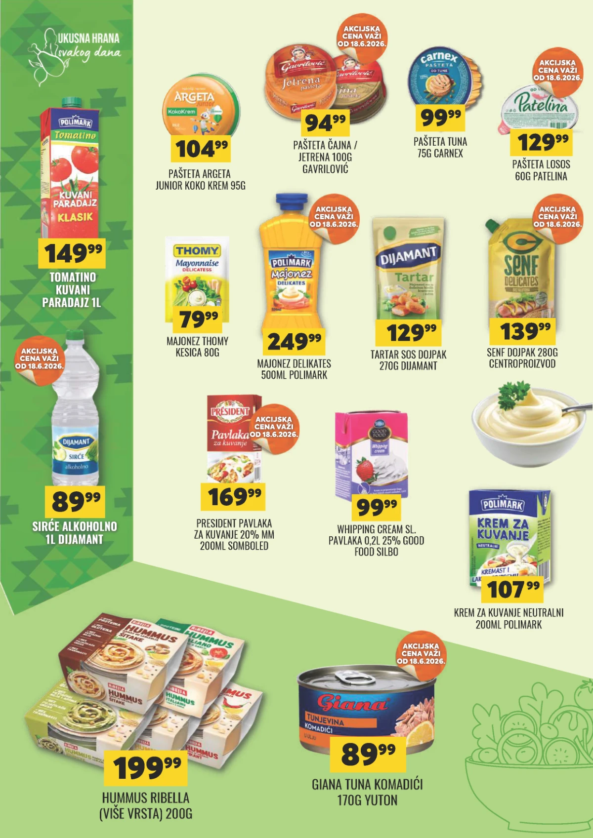 DTL Tekijanka katalog strana 6 – proizvodi na akciji do 29.06.2026