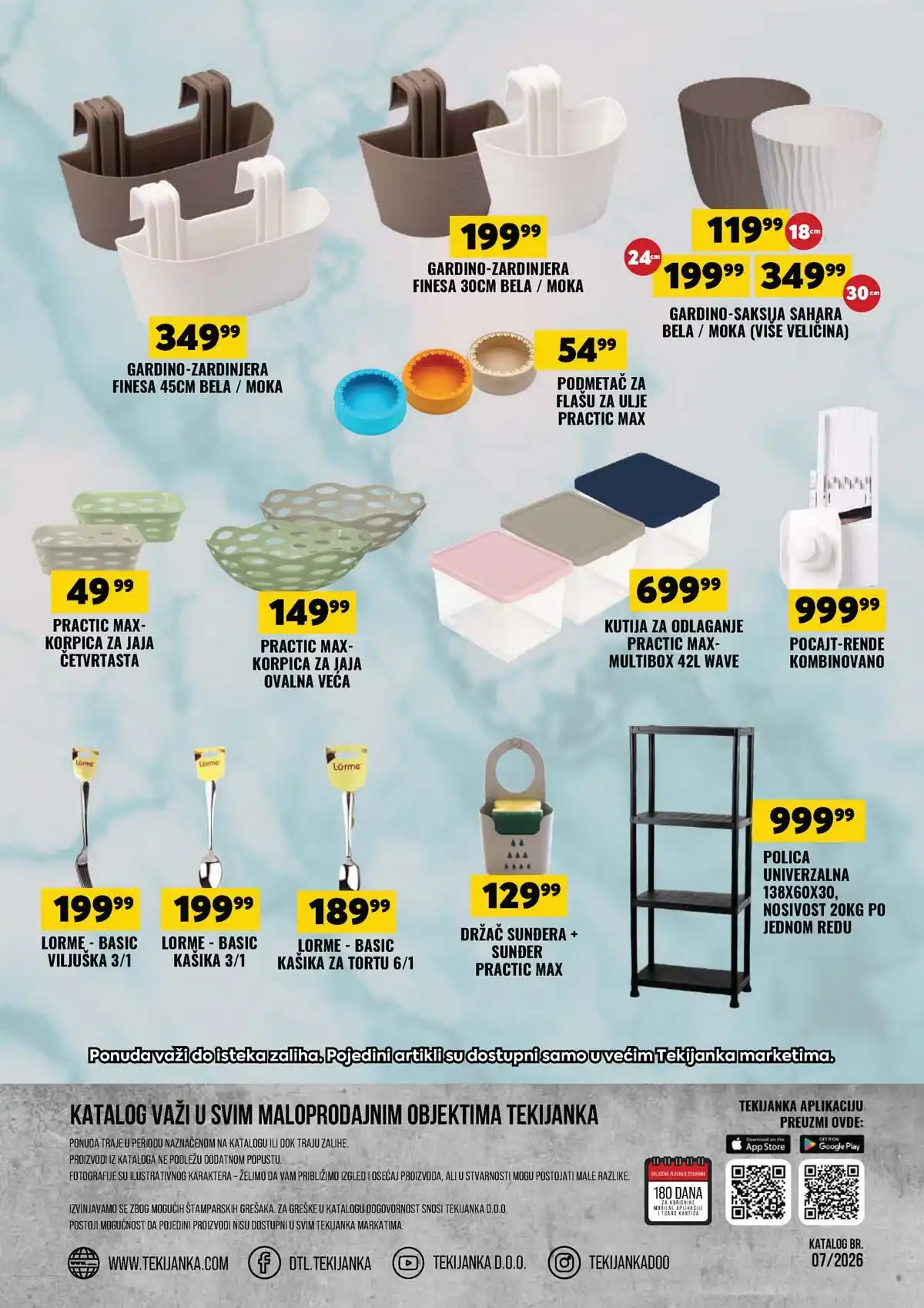 Tekijanka katalog sniženja do 06. aprila 2026 – strana 16 Tekijanka akcija katalog do 06. aprila 2026 strana 16 završne ponude i dodatni popusti Srbija