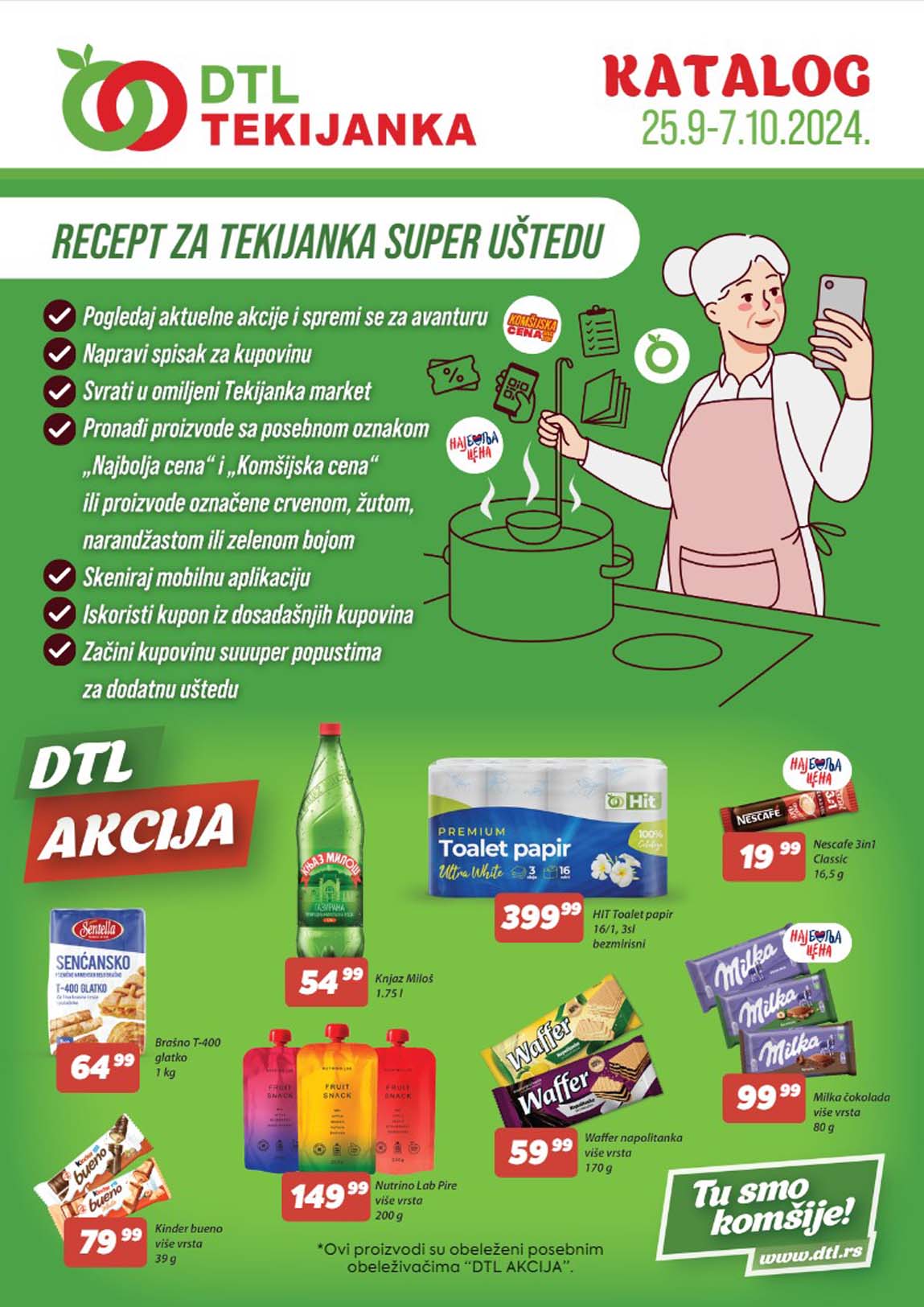 TEKIJANKA MARKETI  SNIZENJE SNIZENJA  KATALOG AKCIJA