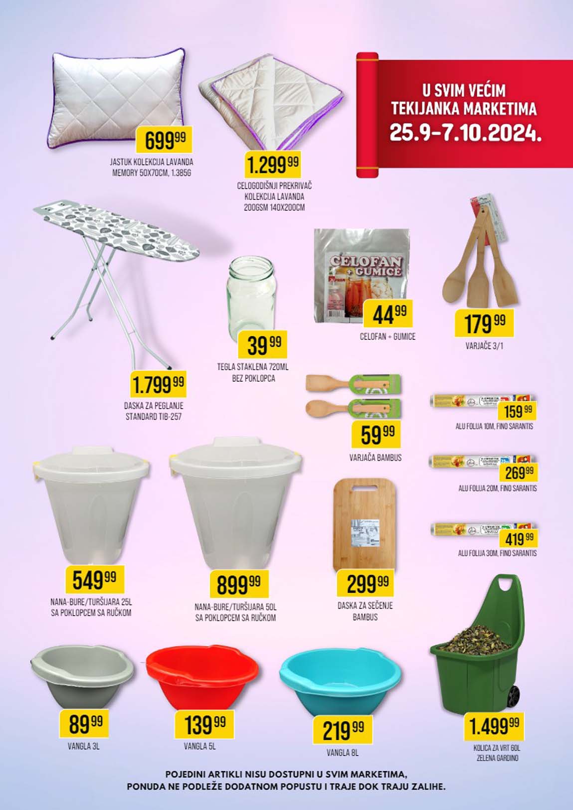 TEKIJANKA MARKETI  SNIZENJE SNIZENJA  KATALOG AKCIJA