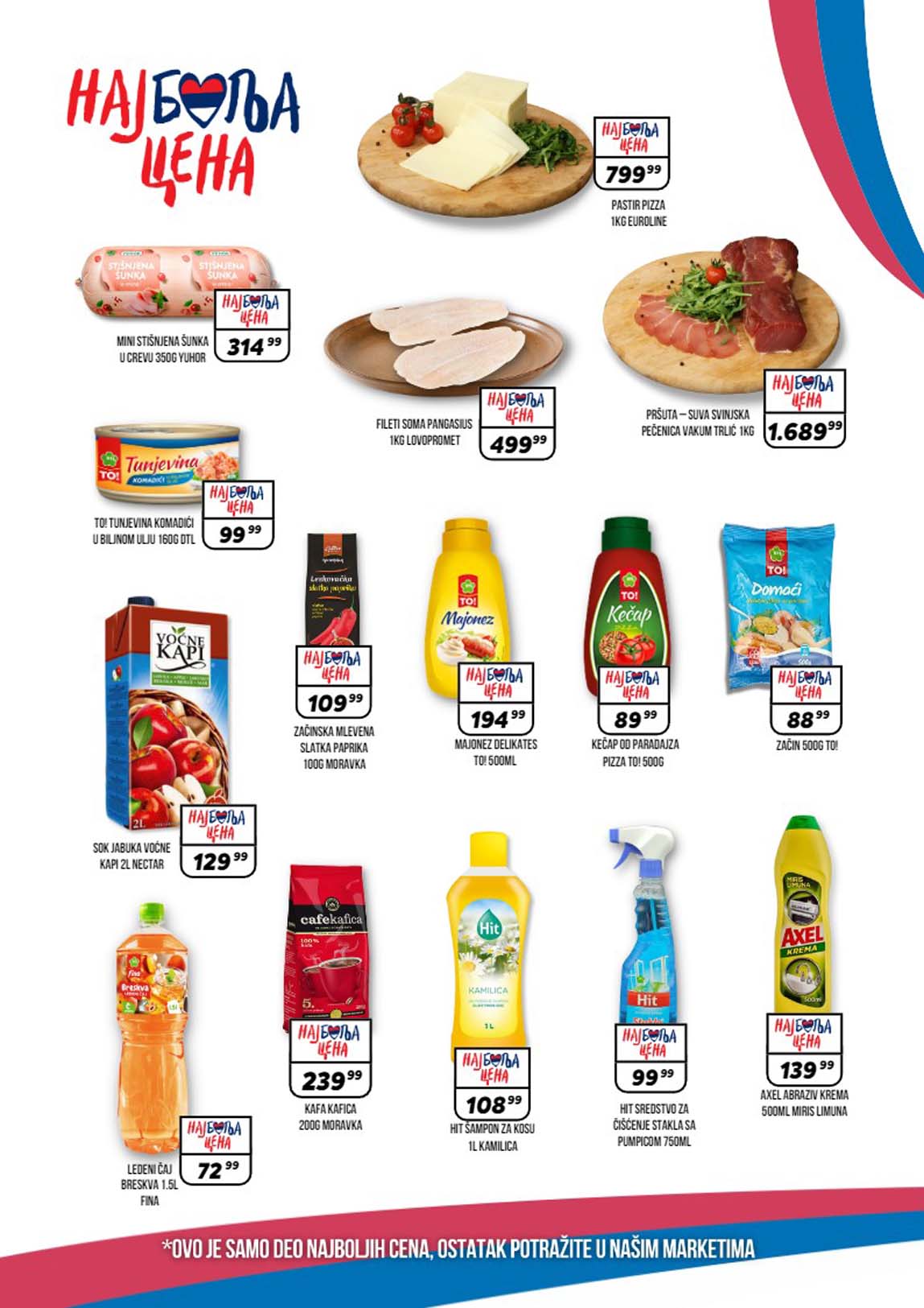 TEKIJANKA MARKETI  SNIZENJE SNIZENJA  KATALOG AKCIJA