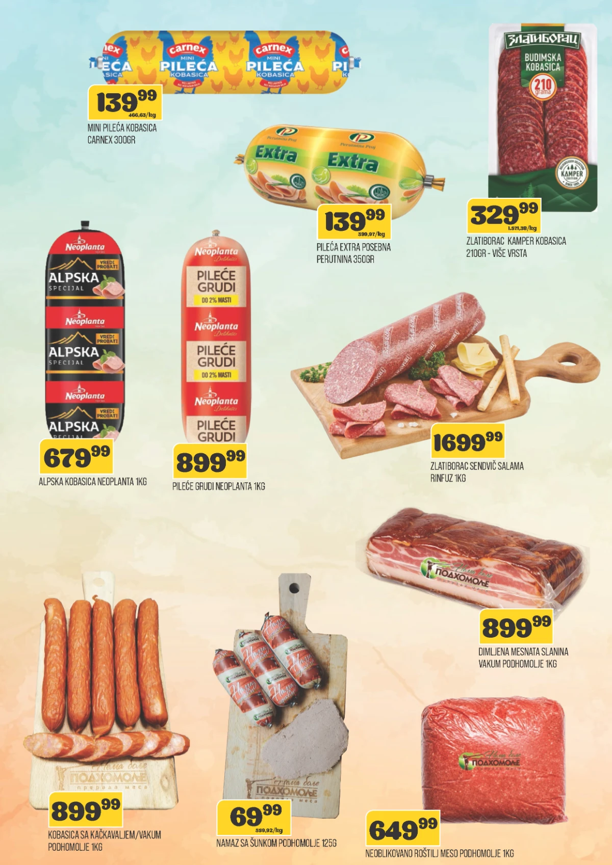DTL Viva akcija suhomesnati proizvodi, kobasice, salame i mesne prerađevine po akcijskim cenama
