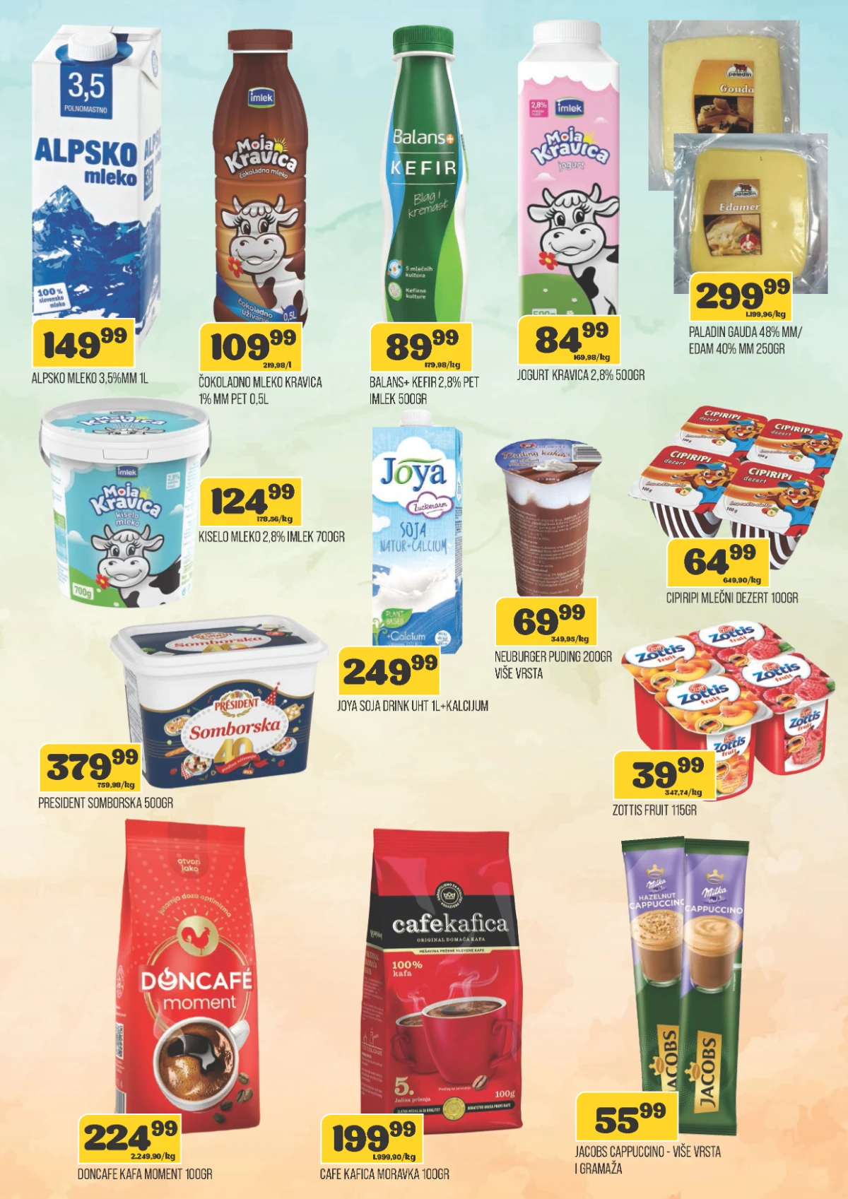 DTL Viva katalog strana 5 – prehrambeni proizvodi i porodična kupovina po akcijskim cenama