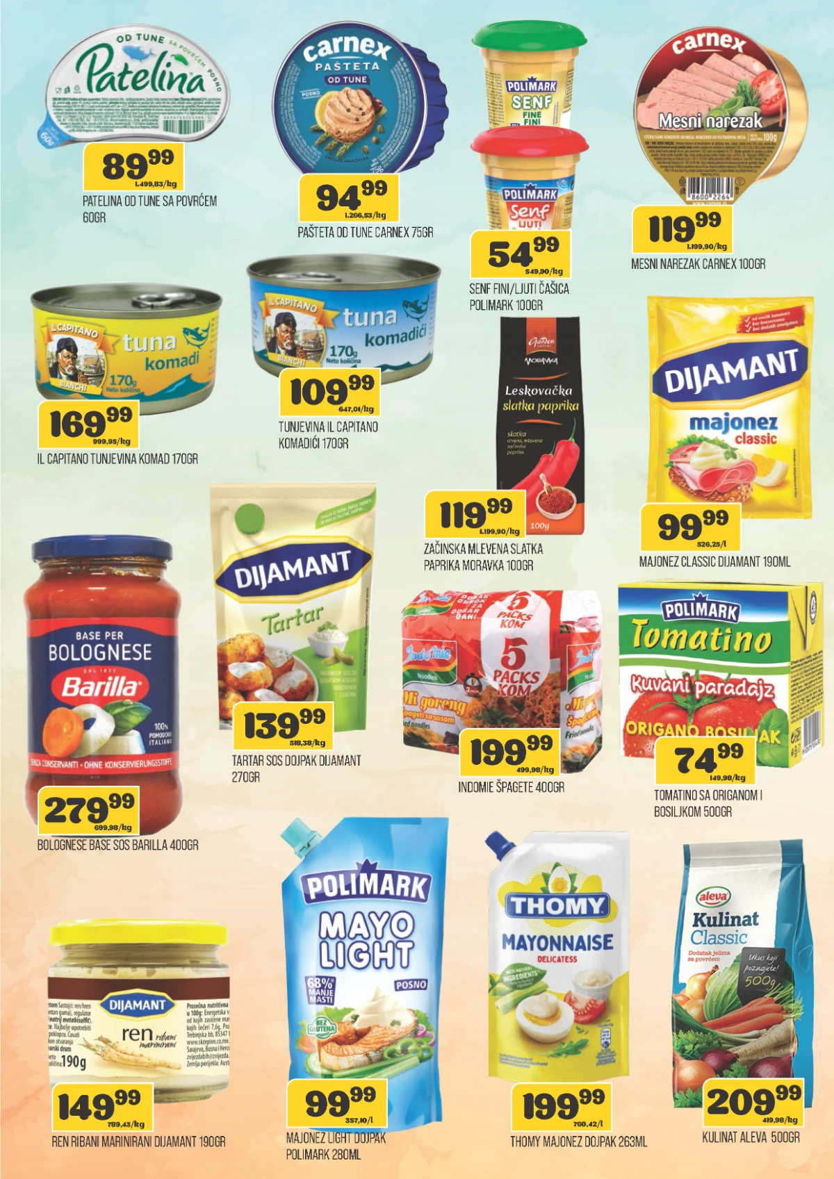 DTL Viva katalog strana 6 – pića i osveženja na akciji