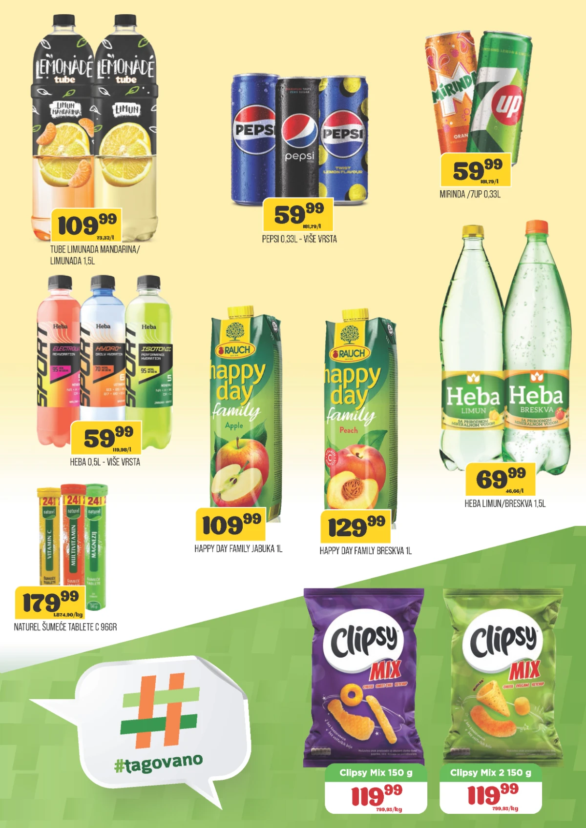 DTL Viva katalog strana 9 – slatkiši, grickalice i omiljeni brendovi na akciji