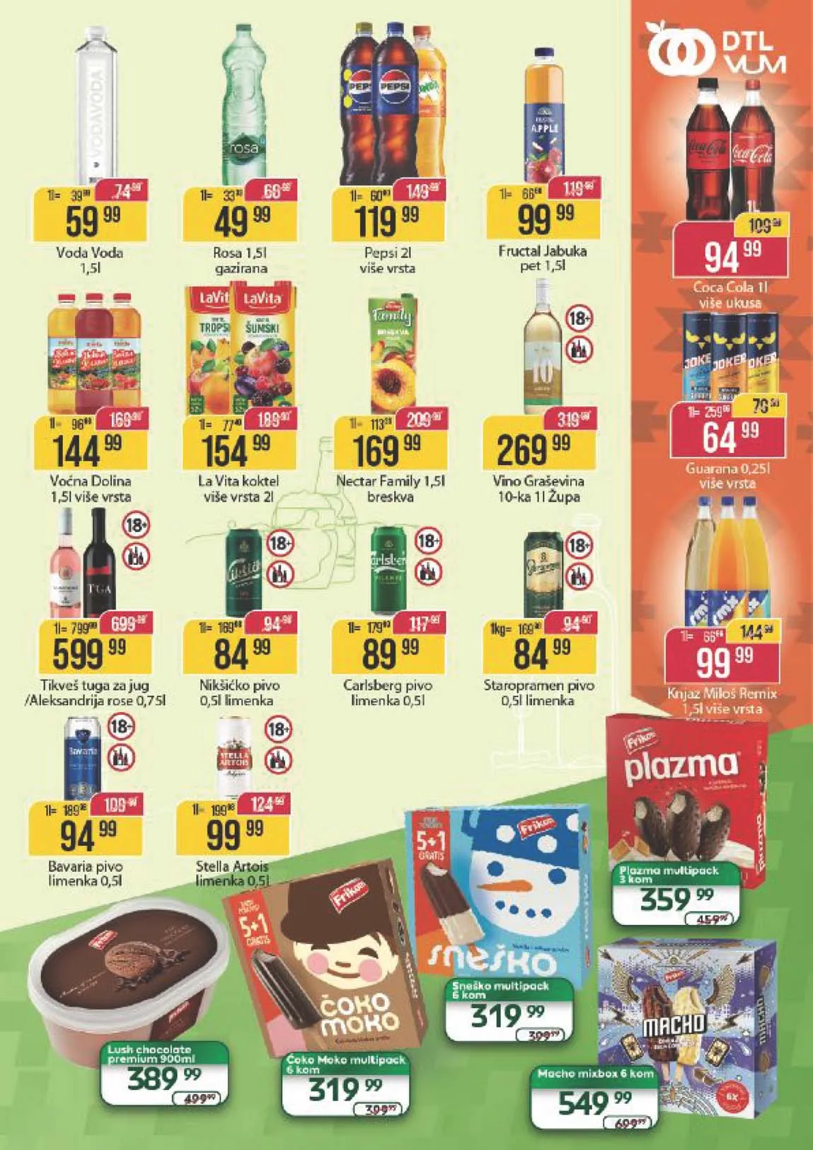 Vum akcijski katalog snizenja