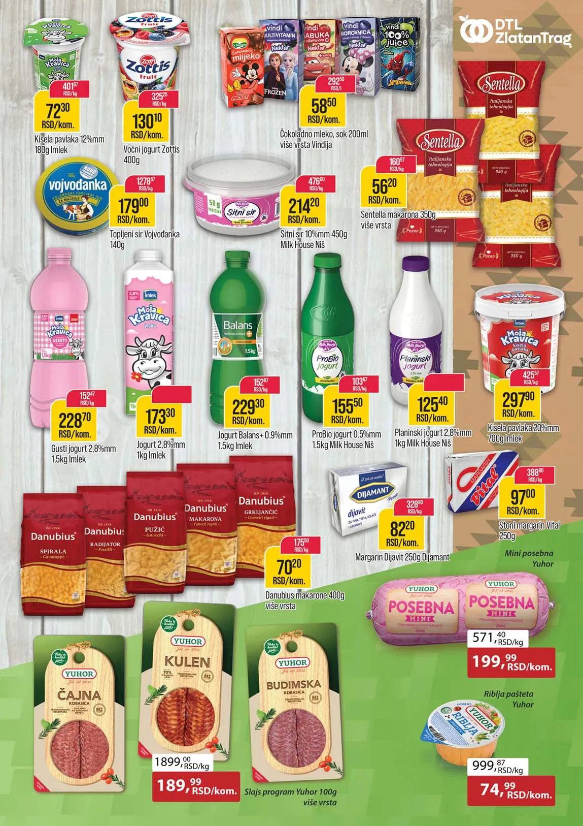 Zlatan trag akcija kataloška ponuda sniženja