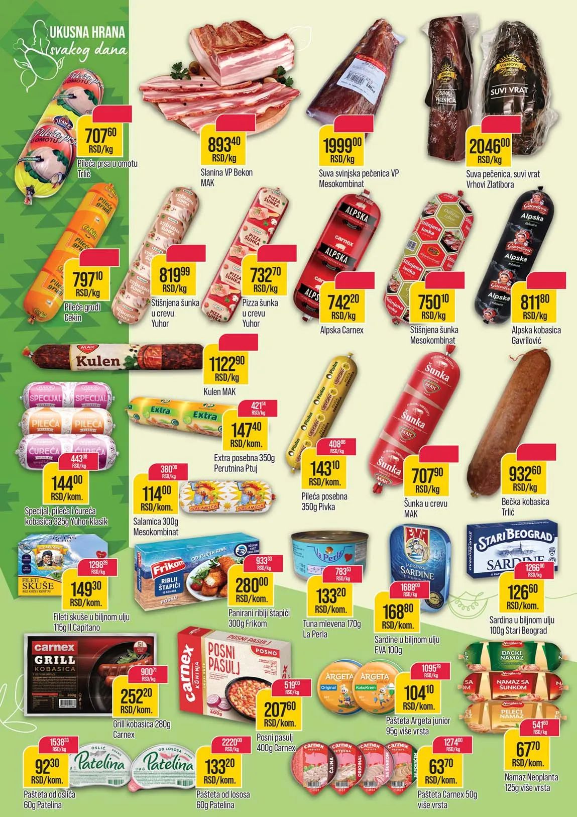 Zlatan trag akcija kataloška ponuda sniženja