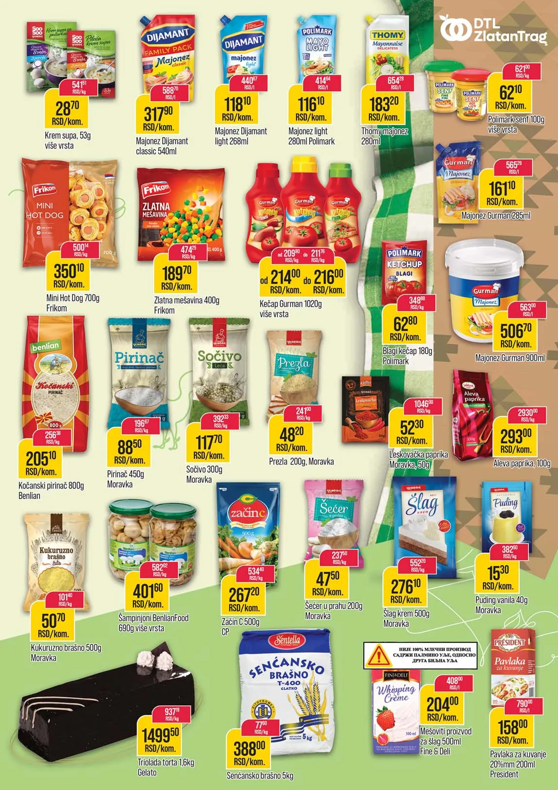 Zlatan trag akcija kataloška ponuda sniženja