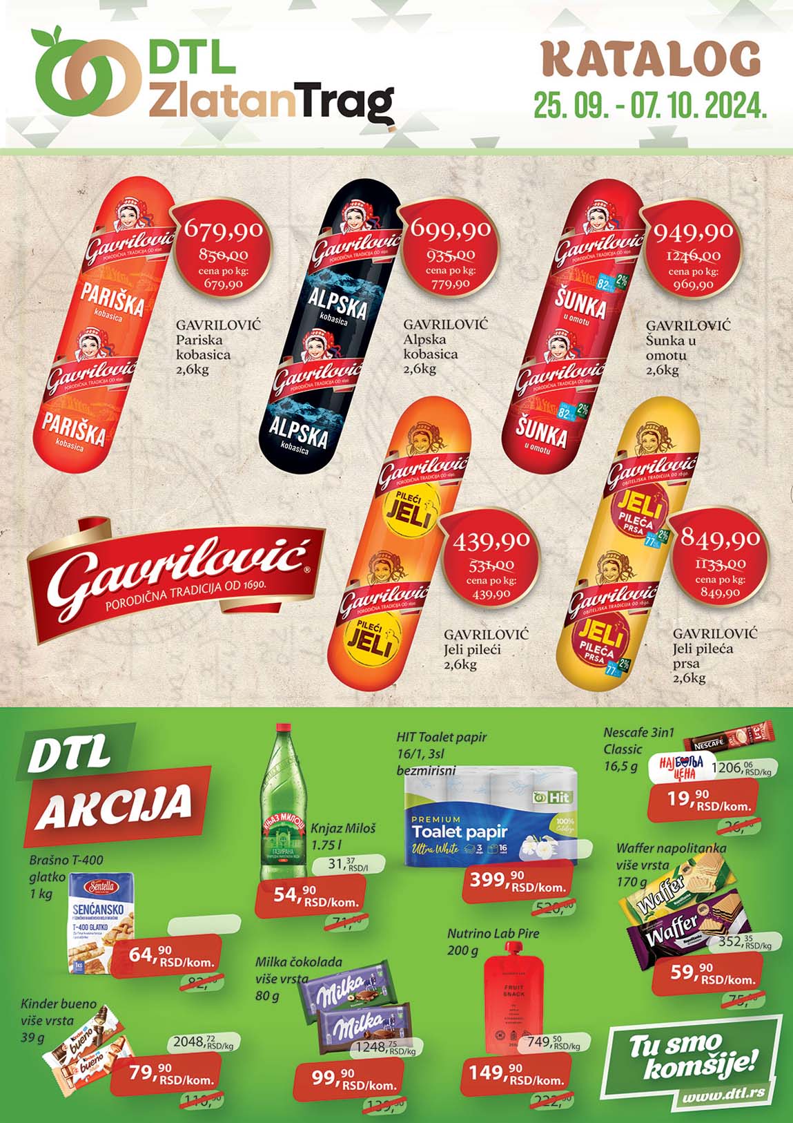 ZLATANTRAG KATALOG AKCIJA