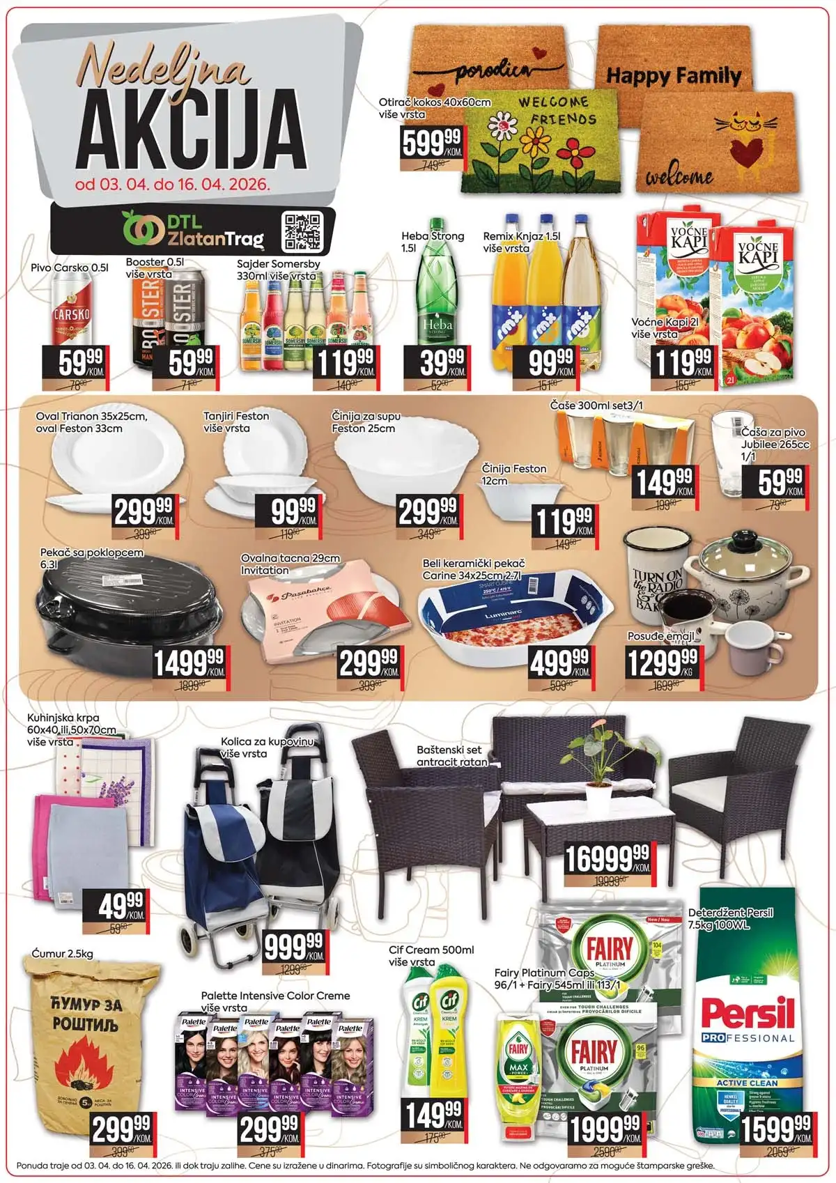 Zlatan trag akcija  specijalna ponuda sniženja