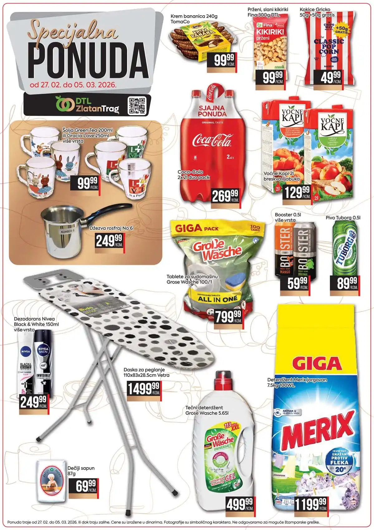 Zlatan trag akcija  specijalna ponuda sniženja