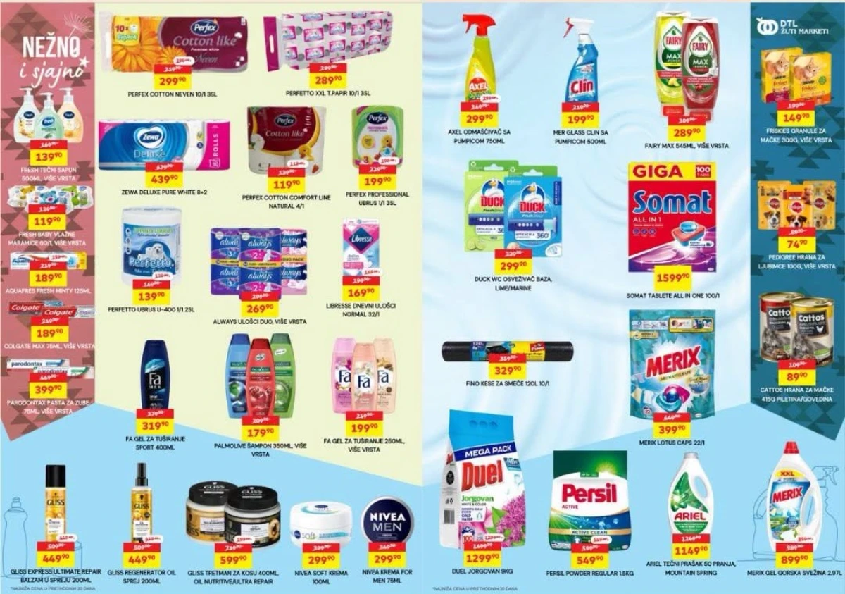Suhomesnati proizvodi i delikatesi na akciji u DTL Žuti Marketi katalogu