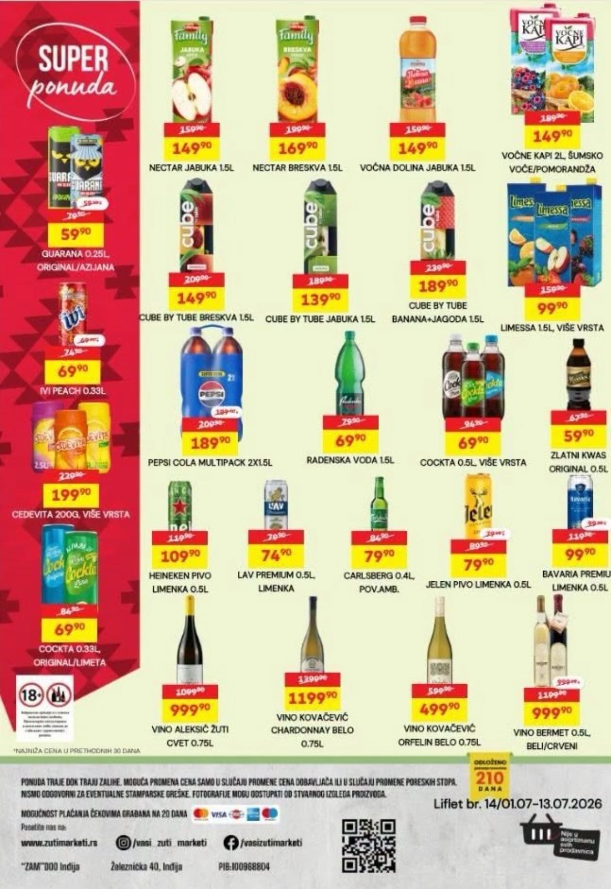 Začini, supe, testenine i prehrambeni proizvodi na akciji