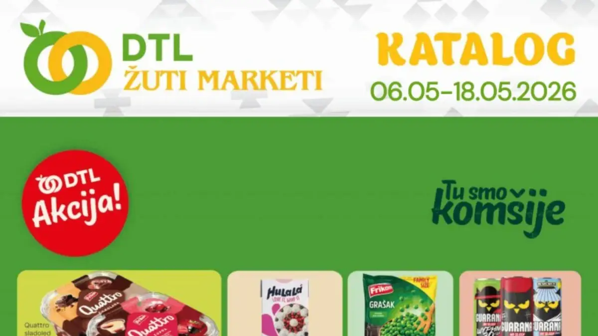 Žuti Market nova akcija i katalog sniženja do  18. maja 2026. – prehrana po sniženim cenama u Srbiji