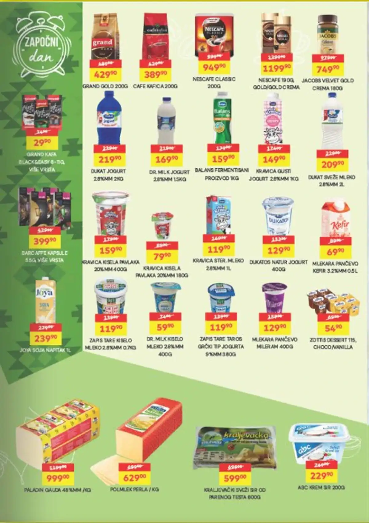 Žuti Market nova akcija i katalog sniženja do 20. aprila 2026 – Strana  4 - prehrana po sniženim cenama u Srbiji