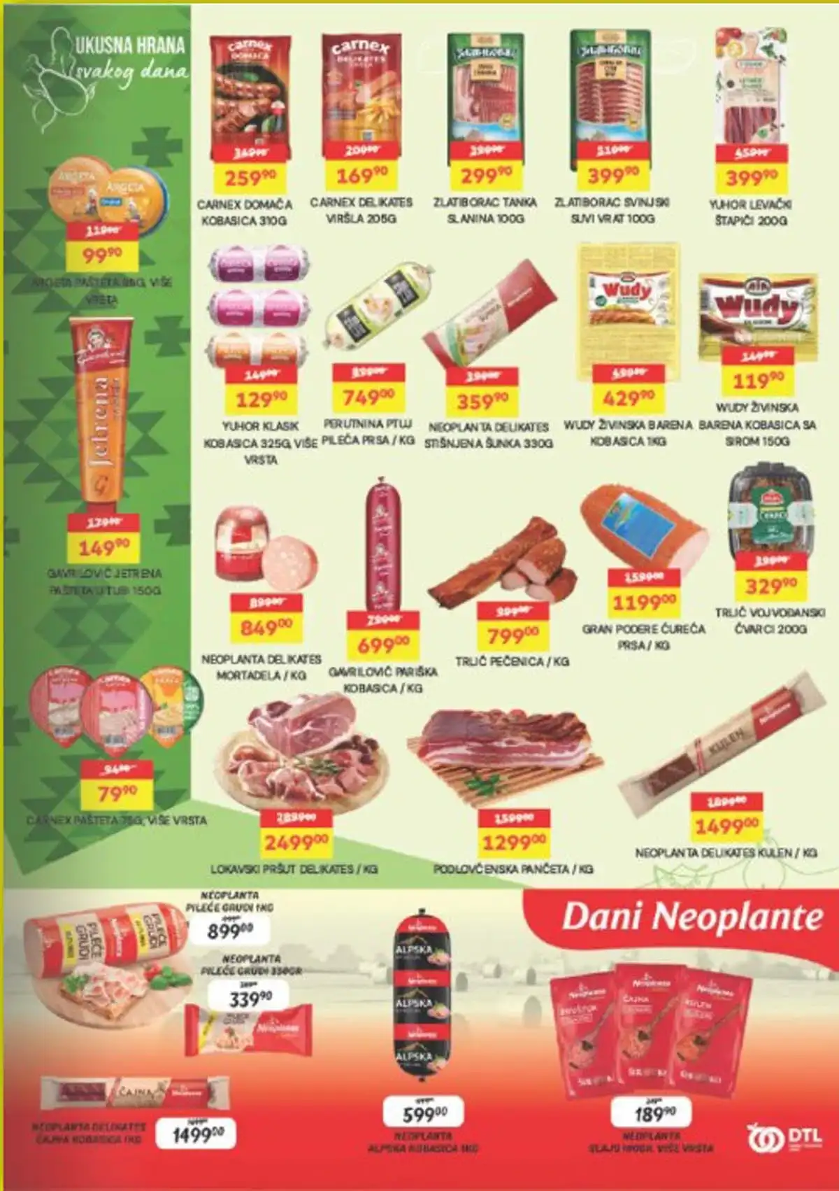 Žuti Market nova akcija i katalog sniženja do 20. aprila 2026 – Strana  6 - prehrana po sniženim cenama u Srbiji