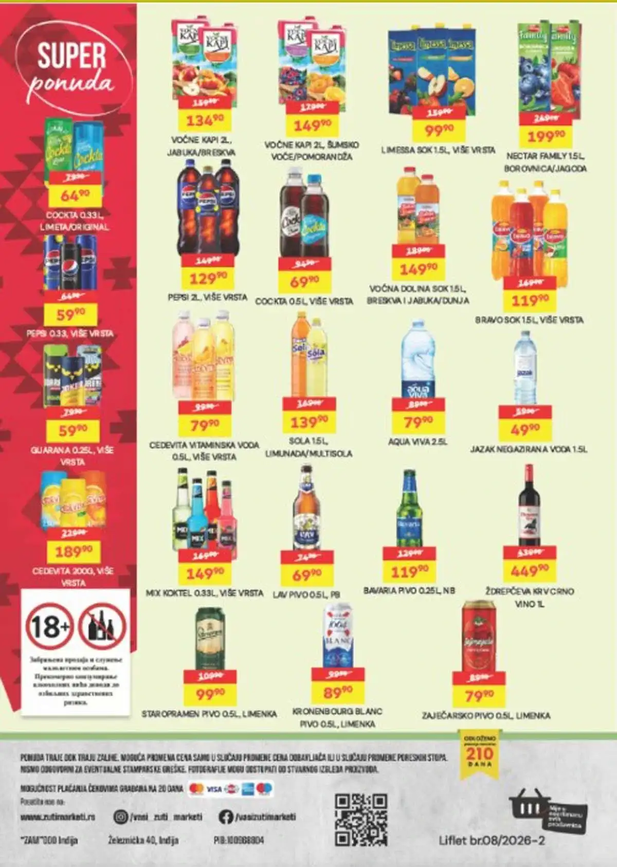 Žuti Market nova akcija i katalog sniženja do 20. aprila 2026 – Strana 12 - prehrana po sniženim cenama u Srbiji