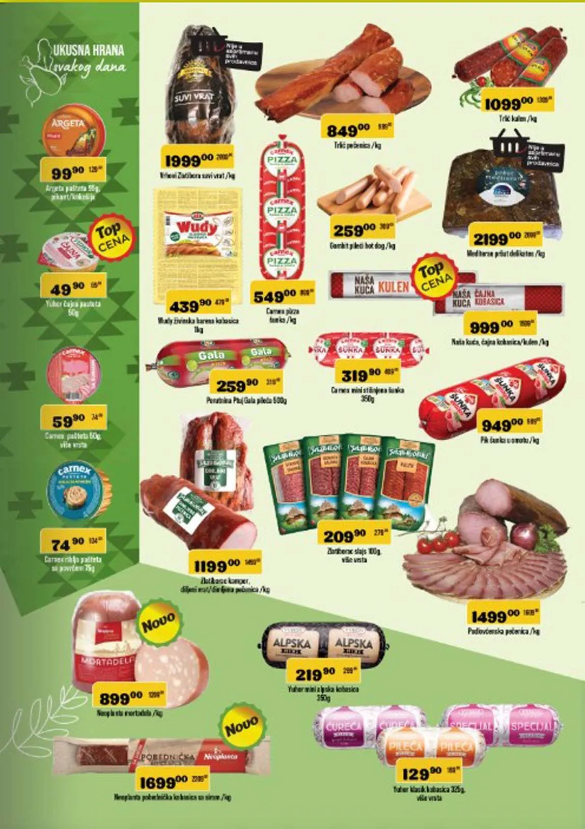 Zuti market kataloška ponuda