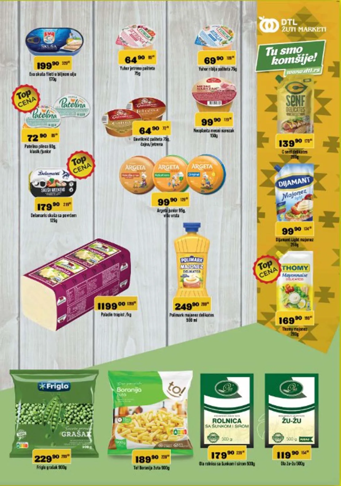 Zuti market kataloška ponuda