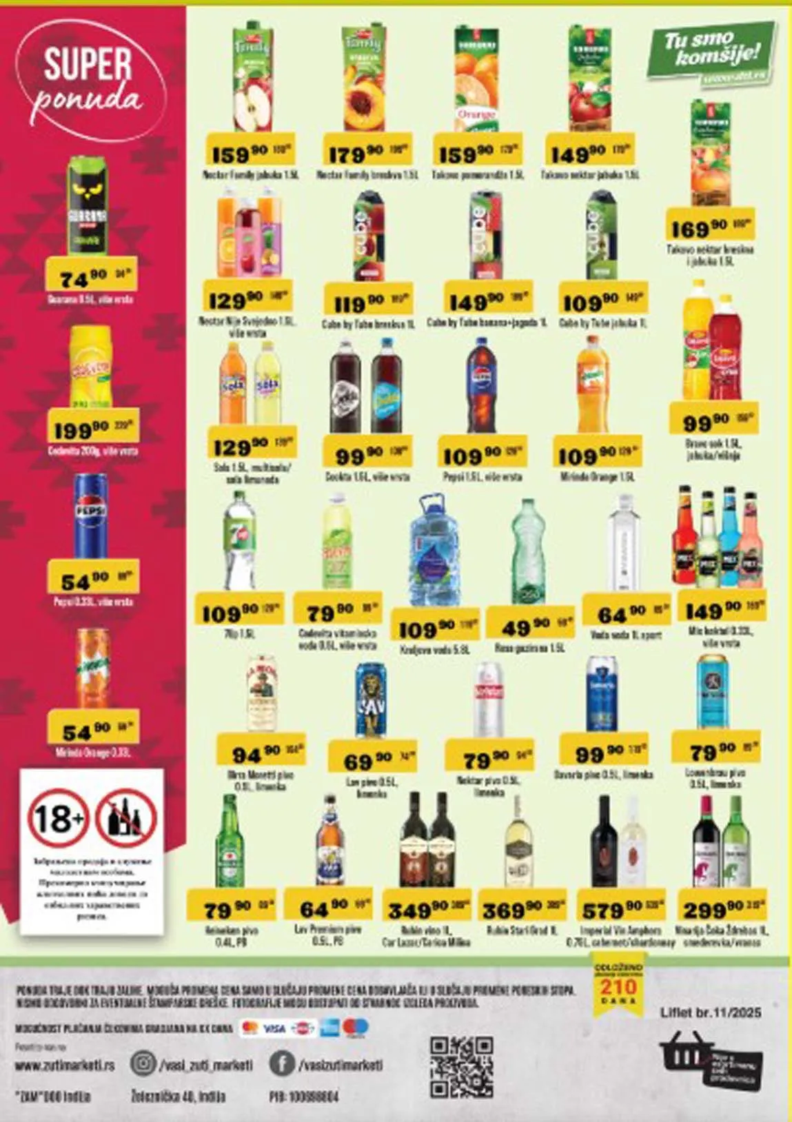 Zuti market kataloška ponuda