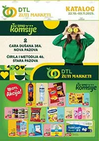 DTL Žuti marketi akcija – katalog sniženja do 03.11.2025