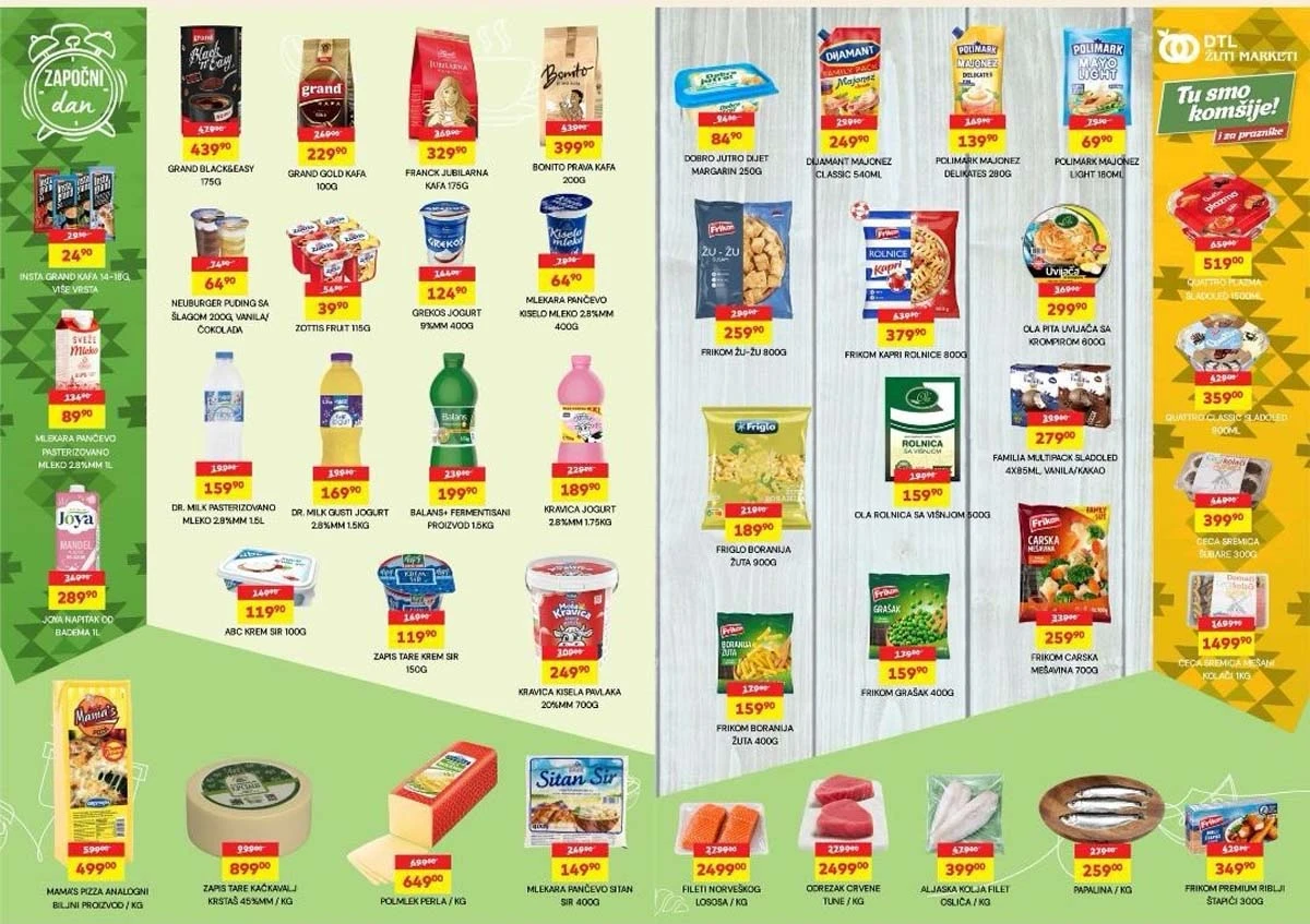 Žuti Market katalog sniženja do 06. aprila 2026 – kompletna akcijska ponuda - Strana 3 Žuti Market nova akcija i katalog sniženja do 06. aprila 2026 – Strana 3 - prehrana po sniženim cenama u Srbiji