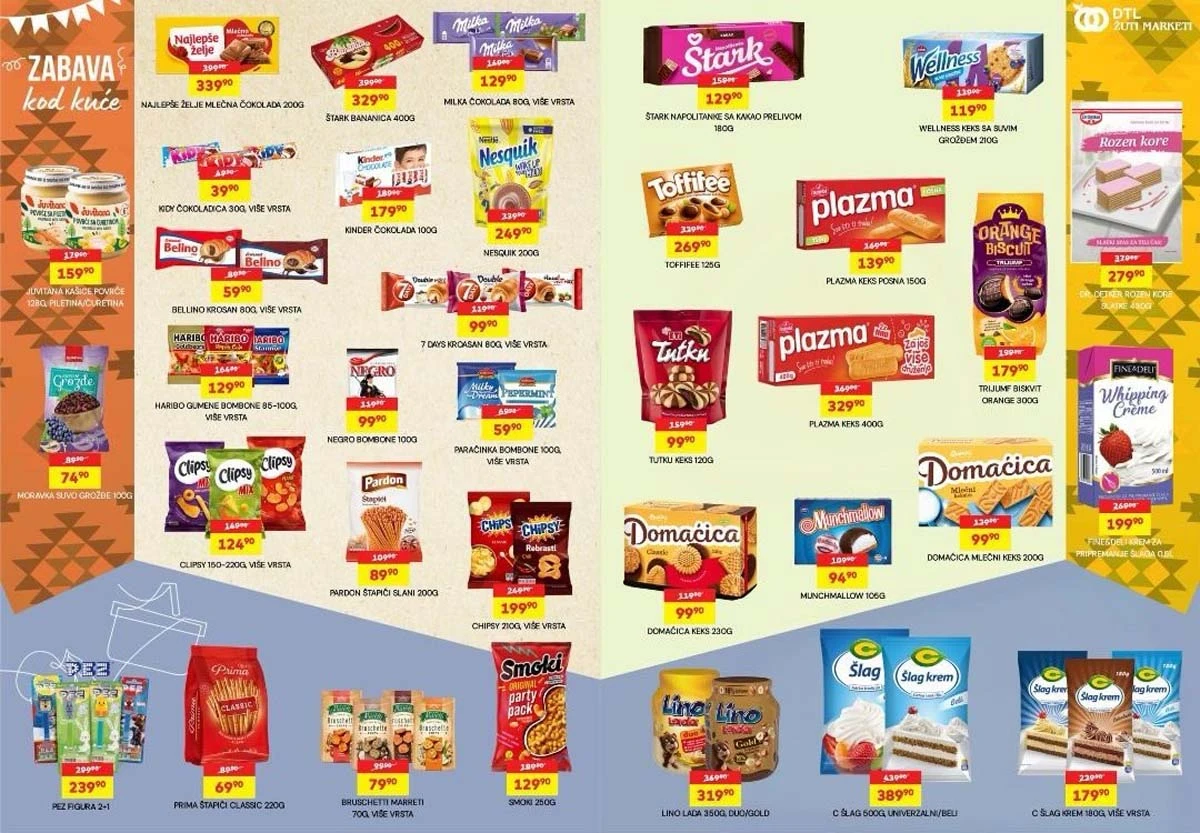 Žuti Market katalog sniženja do 06. aprila 2026 – kompletna akcijska ponuda - Strana 5 Žuti Market nova akcija i katalog sniženja do 06. aprila 2026 – Strana 5 - prehrana po sniženim cenama u Srbiji