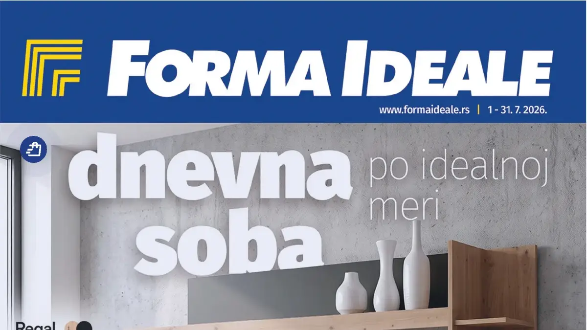 Forma Ideale katalog za dnevnu sobu uz popuste preko 30% do 31.07.2026.