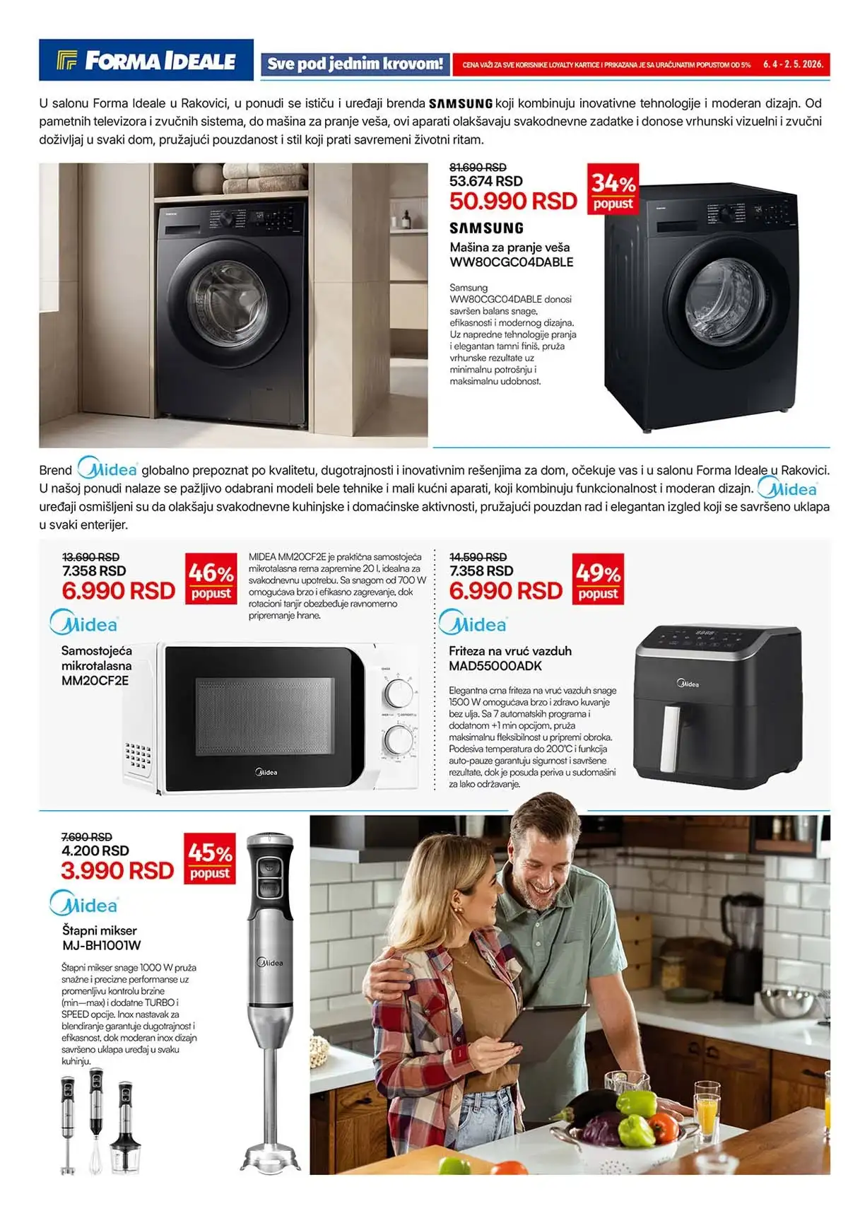 Forma Ideale Rakovica katalog strana 4 – proizvodi za dom i bela tehnika na sniženju
