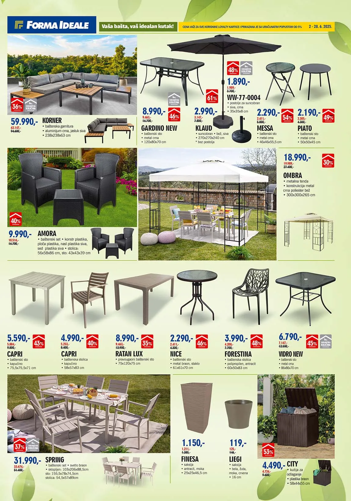 FORMA IDEALE  SNIZENJE SNIZENJA  KATALOG AKCIJA