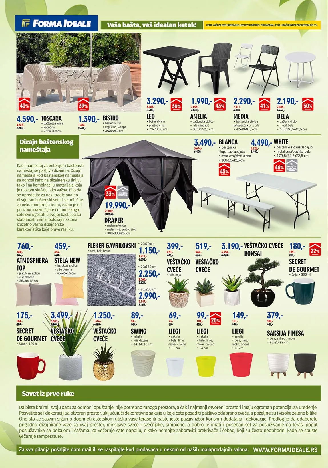 FORMA IDEALE  SNIZENJE SNIZENJA  KATALOG AKCIJA