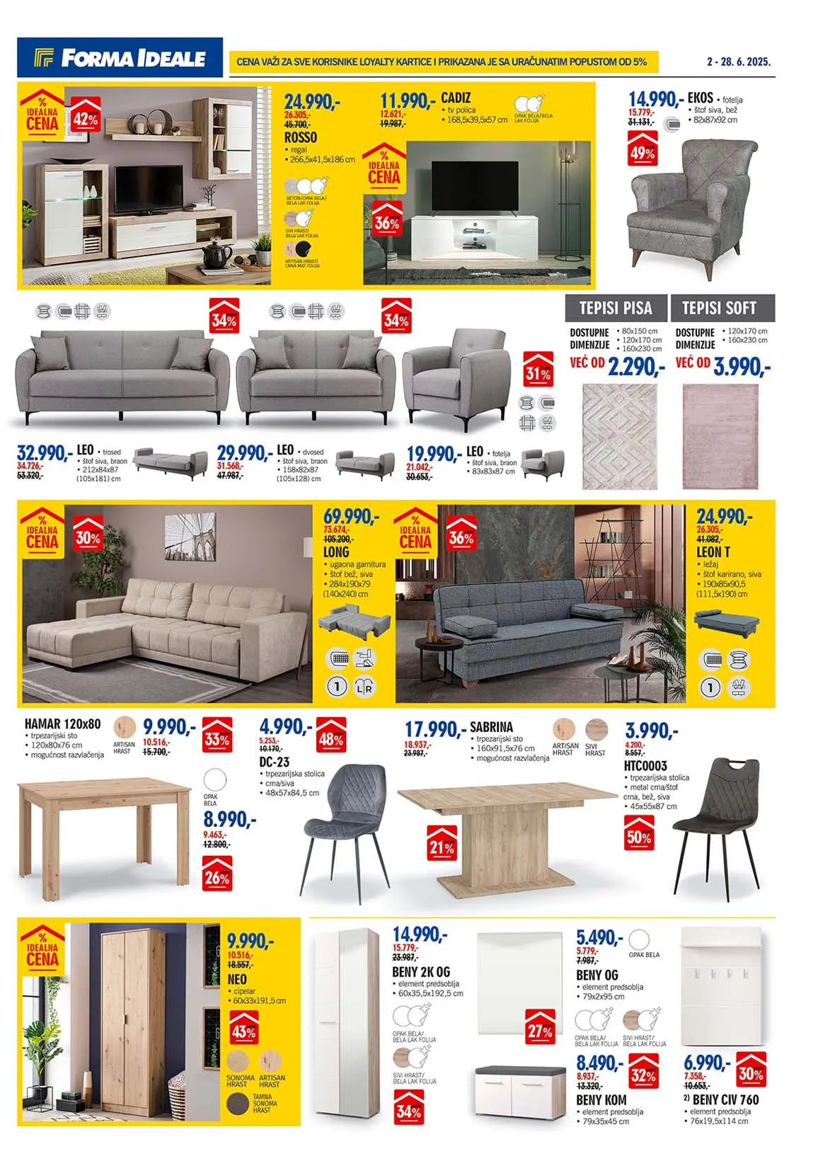 FORMA IDEALE  SNIZENJE SNIZENJA  KATALOG AKCIJA