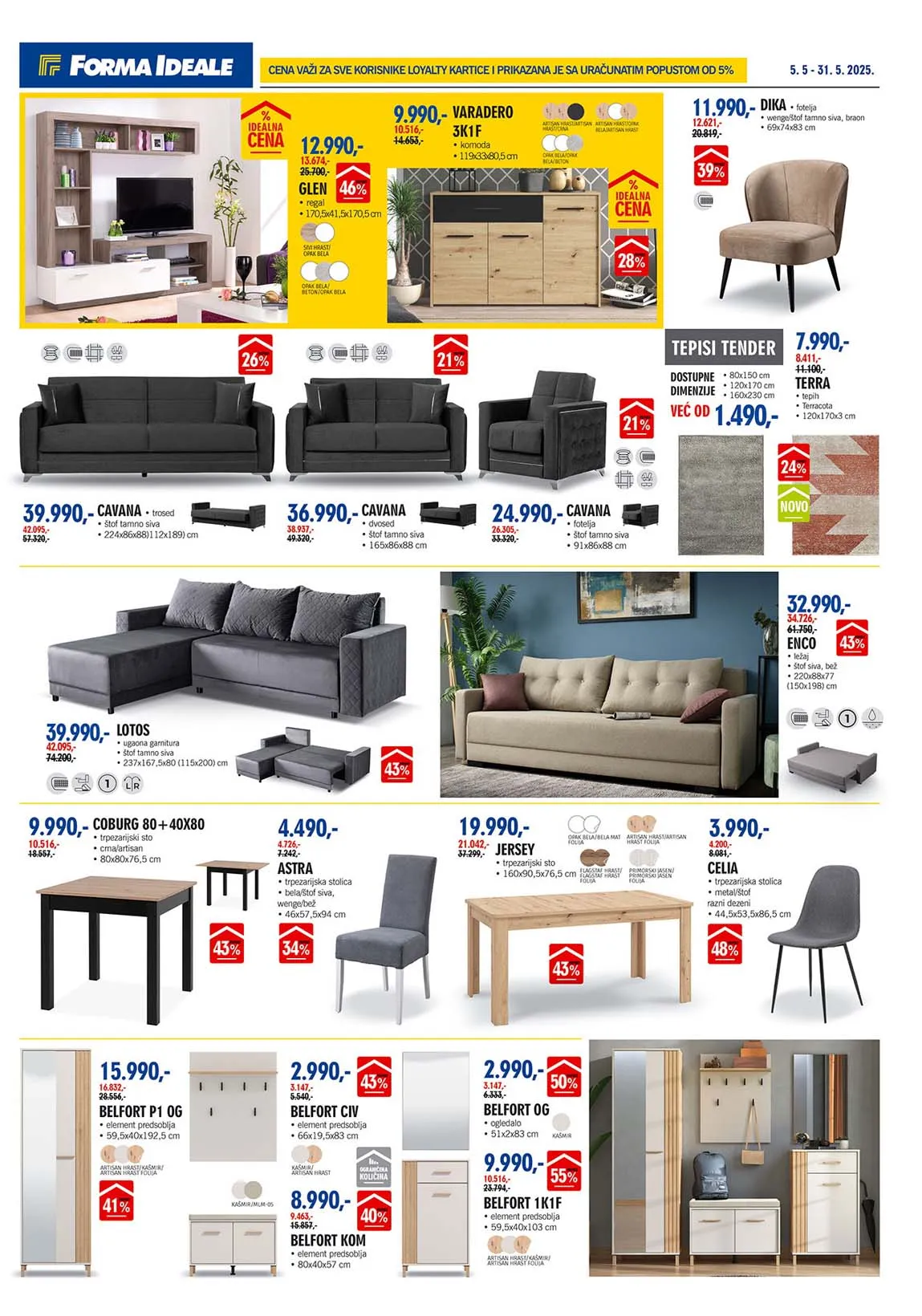 FORMA IDEALE  SNIZENJE SNIZENJA  KATALOG AKCIJA