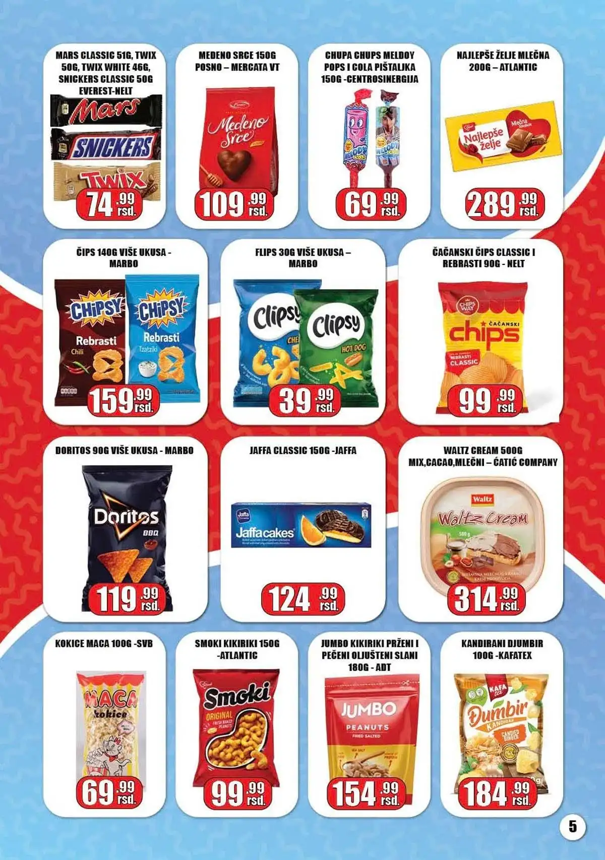 Gala Market katalog strana 4 – ponuda proizvoda po sniženim cenama u Gala Market prodavnicama