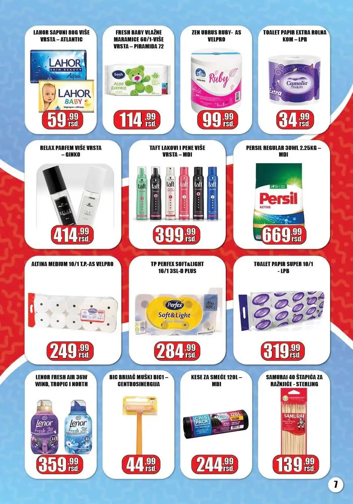 Gala Market katalog strana 7 – sniženja proizvoda za porodičnu kupovinu