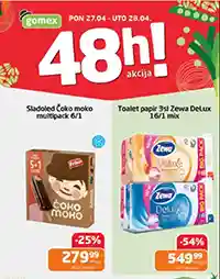 Gomex akcija 48 sati snizenja do 25 posto do 28. aprila 2026