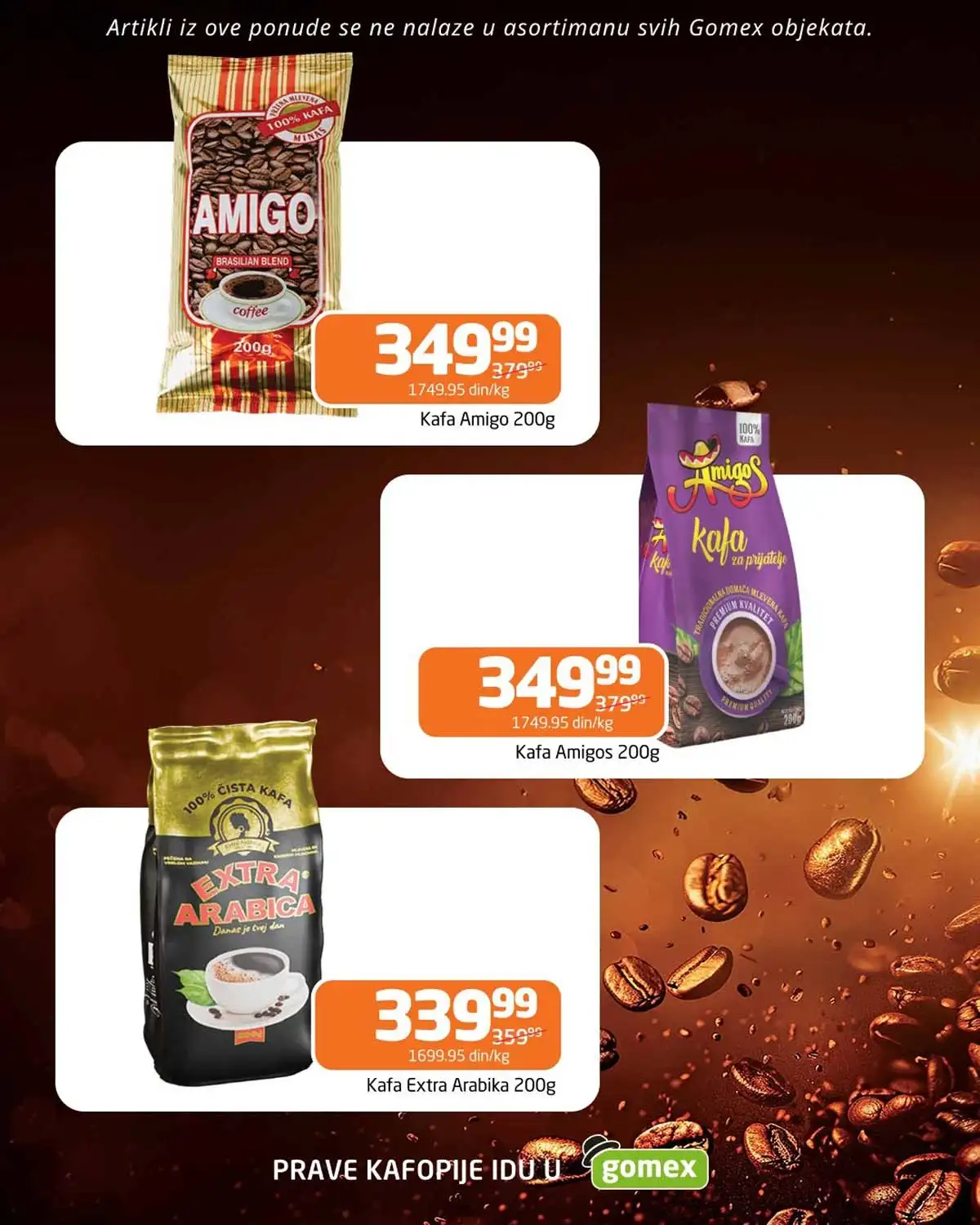 Gomex Dani kafe katalog – završna ponuda strana 5 Gomex Dani kafe strana 5 – završne akcijske ponude do 13.04.2026