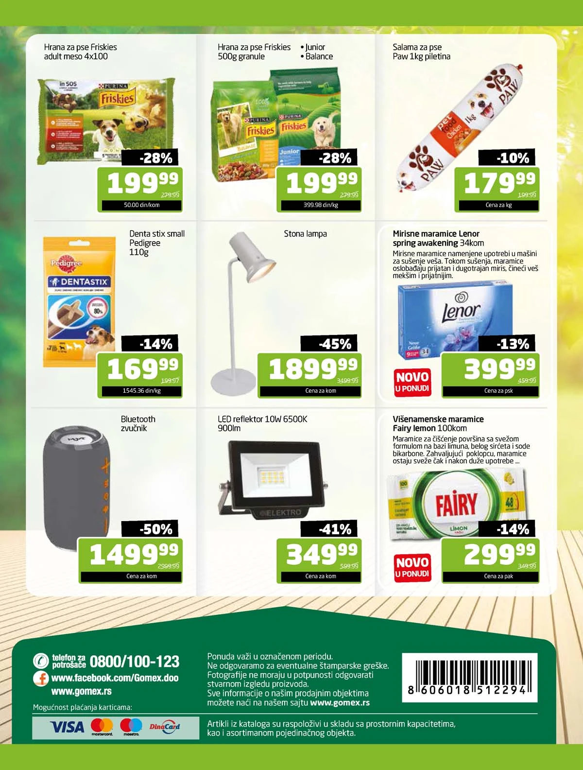 Gomex Dolazi proleće tematski magazin Tvoja kuća tvoja bašta strana 8 Gomex akcija Dolazi proleće katalog strana 8 sniženja do 29. marta 2026