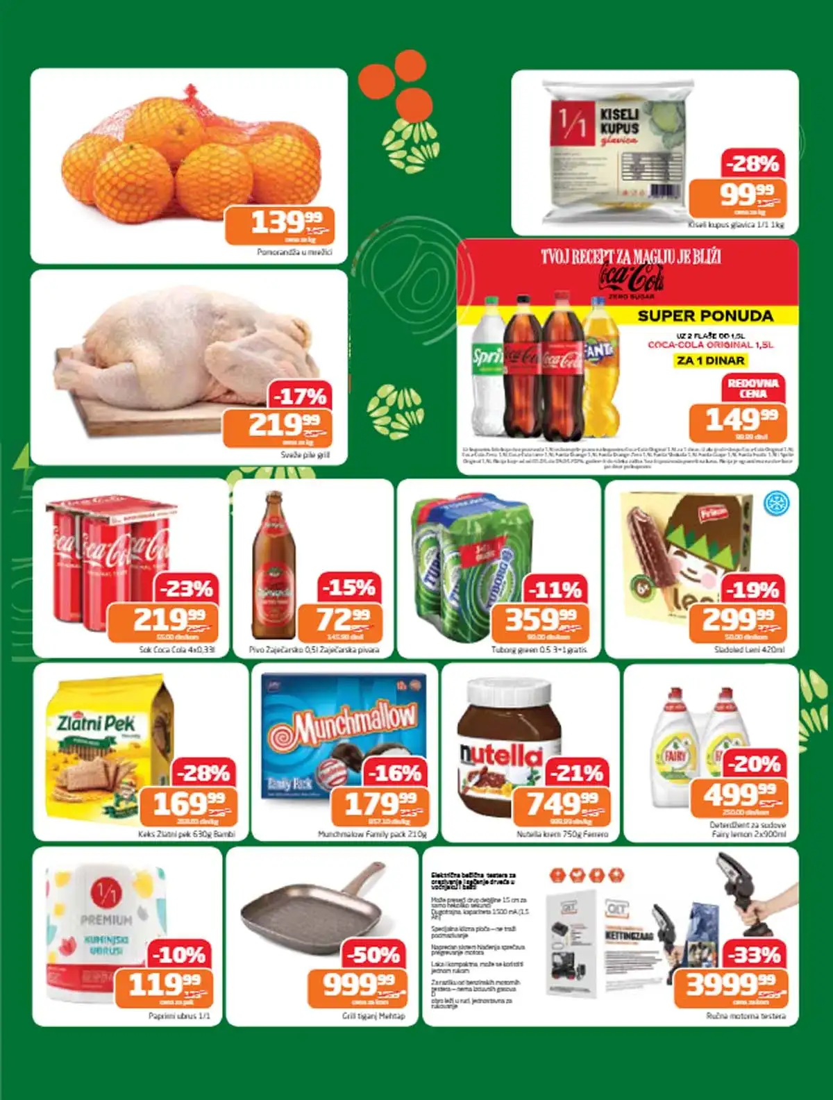 Gomex Lakše od srede strana 2 kataloga – akcijske cene prehrane Srbija