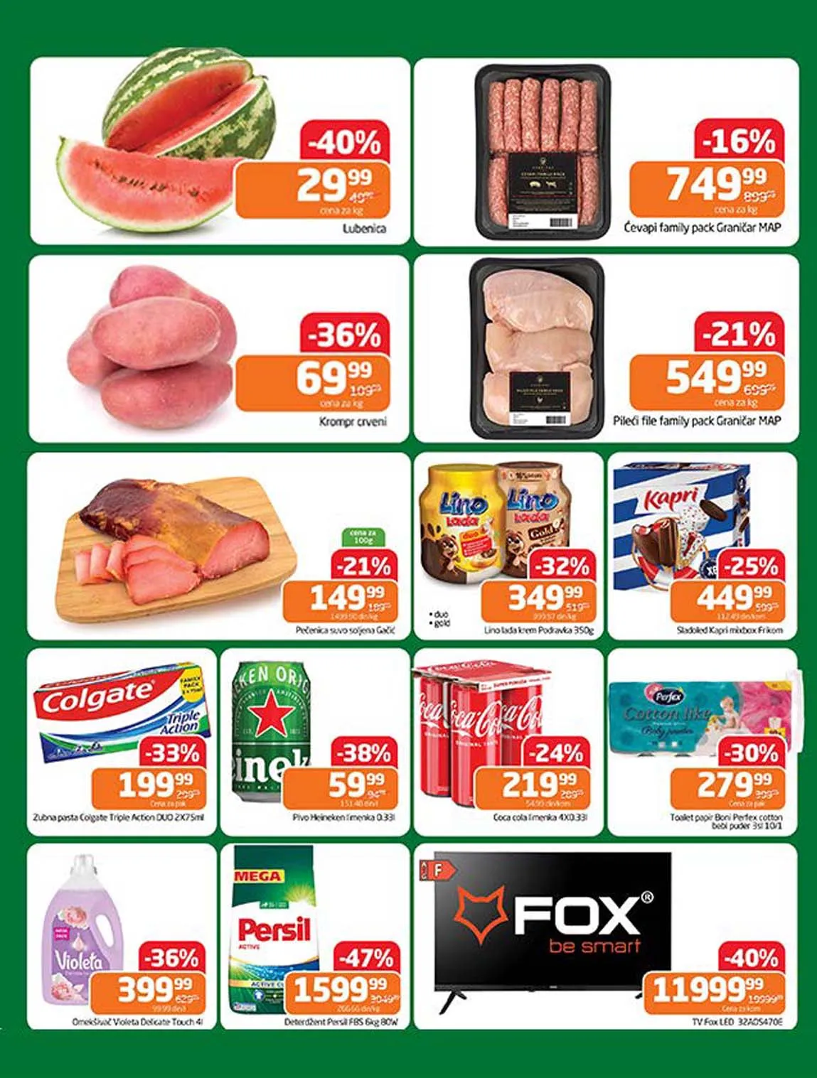 Gomex Sveža akcija, meso, voće i povrće. Super cene