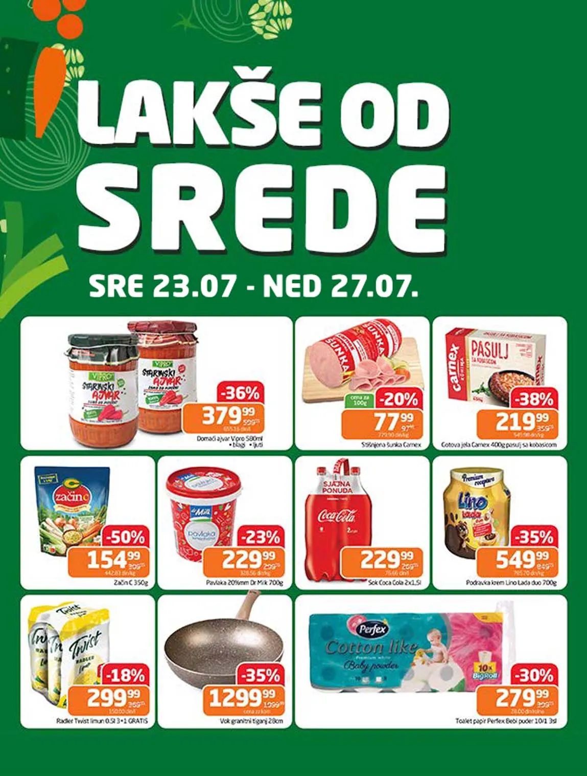 Gomex Sveža akcija, meso, voće i povrće. Super cene