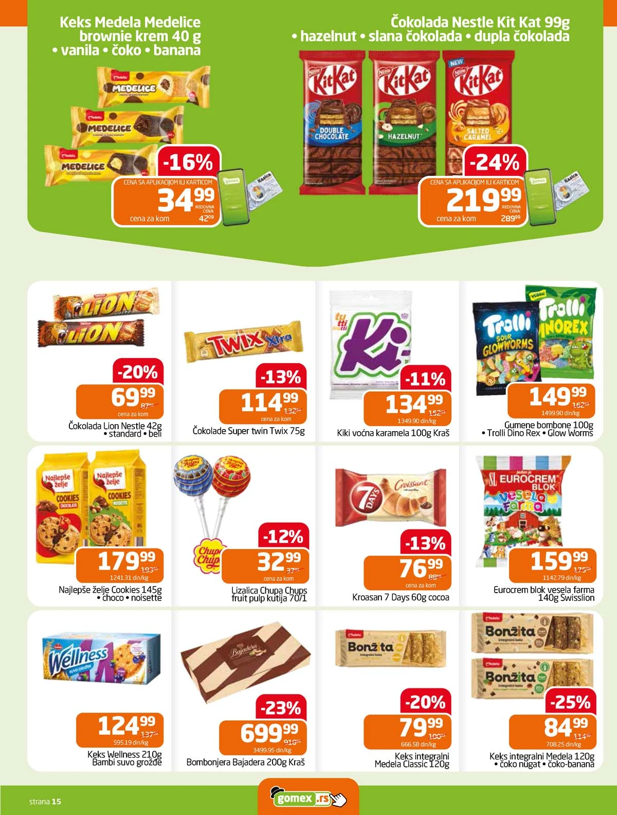 Gomex katalog sniženja strana 15