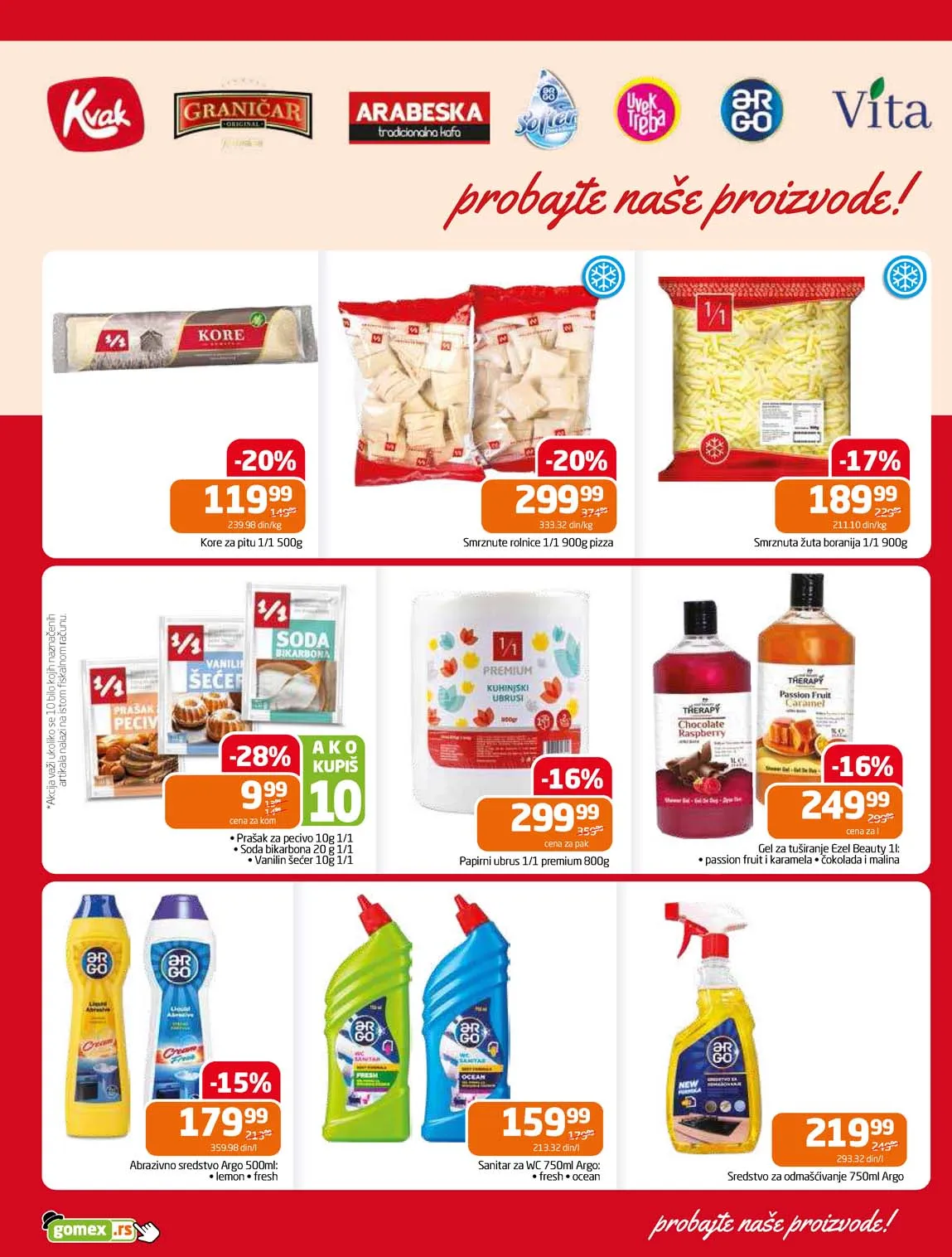 Gomex kataloška ponuda sniženja