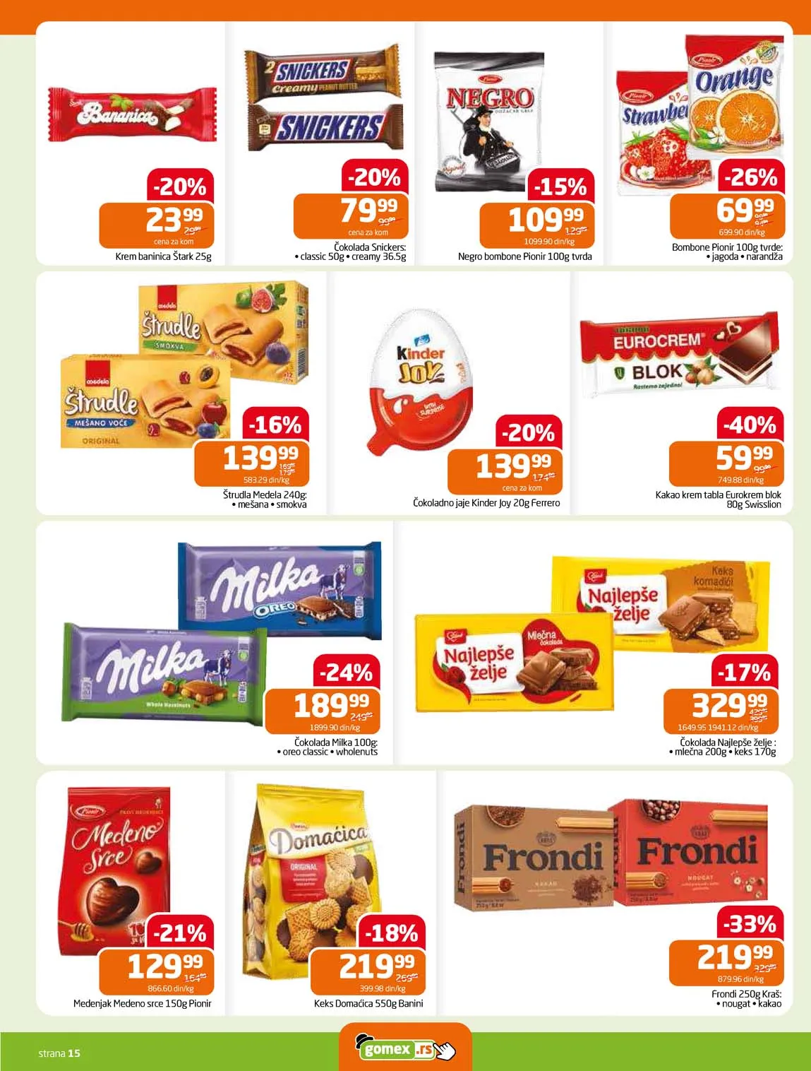 Gomex kataloška ponuda sniženja