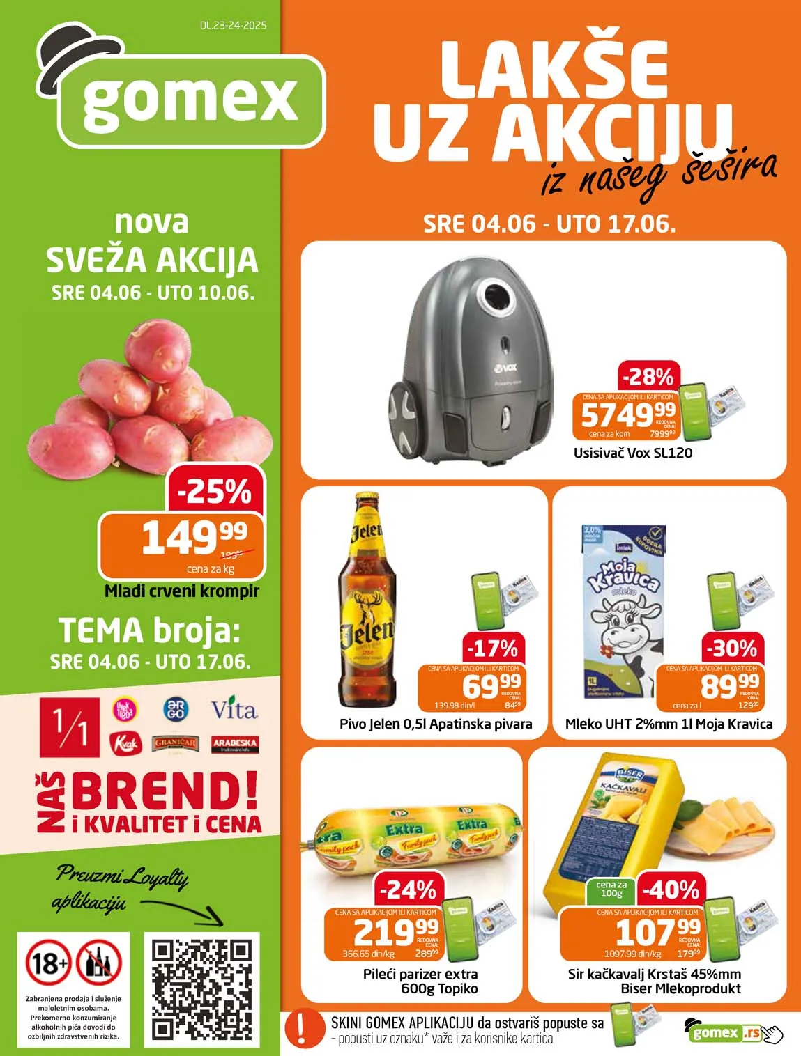 Gomex kataloška ponuda sniženja